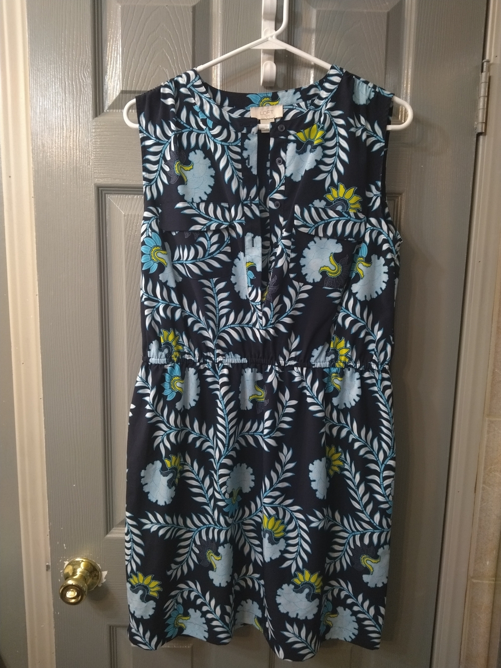 *LN* Women's Floral A-Line Dress By LOFT
